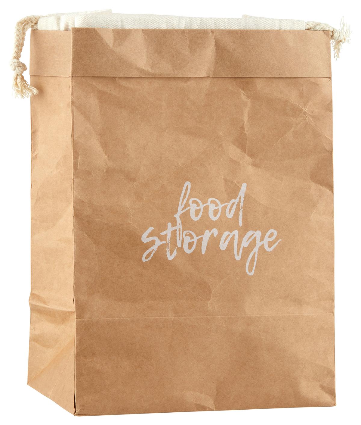 Víceúčelový sáček Food bag Potatoe, V: 32cm - přírodní barvy, Moderní, papír (23/32/16cm) - ecoTree