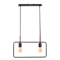 HÄNGELEUCHTE 32-73518 - Schwarz, Design, Metall (50/6/110cm)
