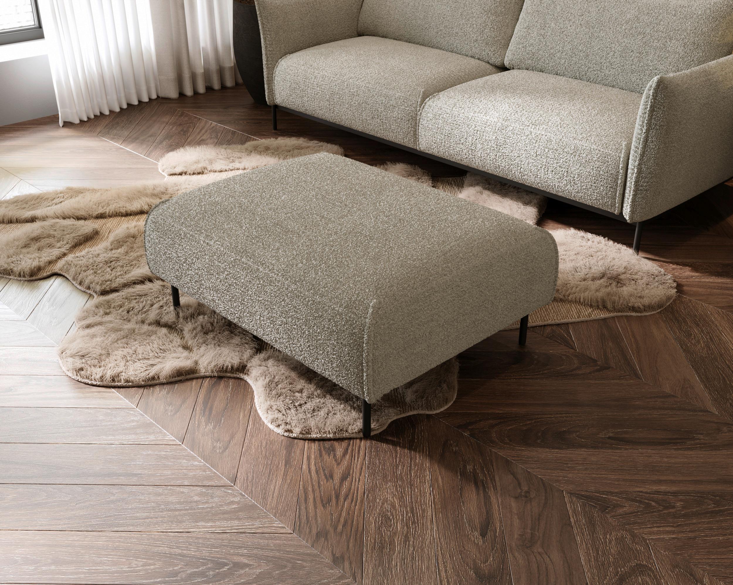 Bueno Creme B: 100 Cm - Creme/Schwarz, Design, Textil (100/42/97cm) - Livetastic