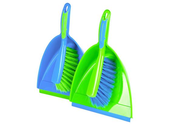 Kehrgarnitur 2k - Blau/Grün, KONVENTIONELL, Kunststoff (22/32cm) - Ombra Kehrgarnitur 2k - Blau/Grün, KONVENTIONELL, Kunststoff (22/32cm) - Ombra