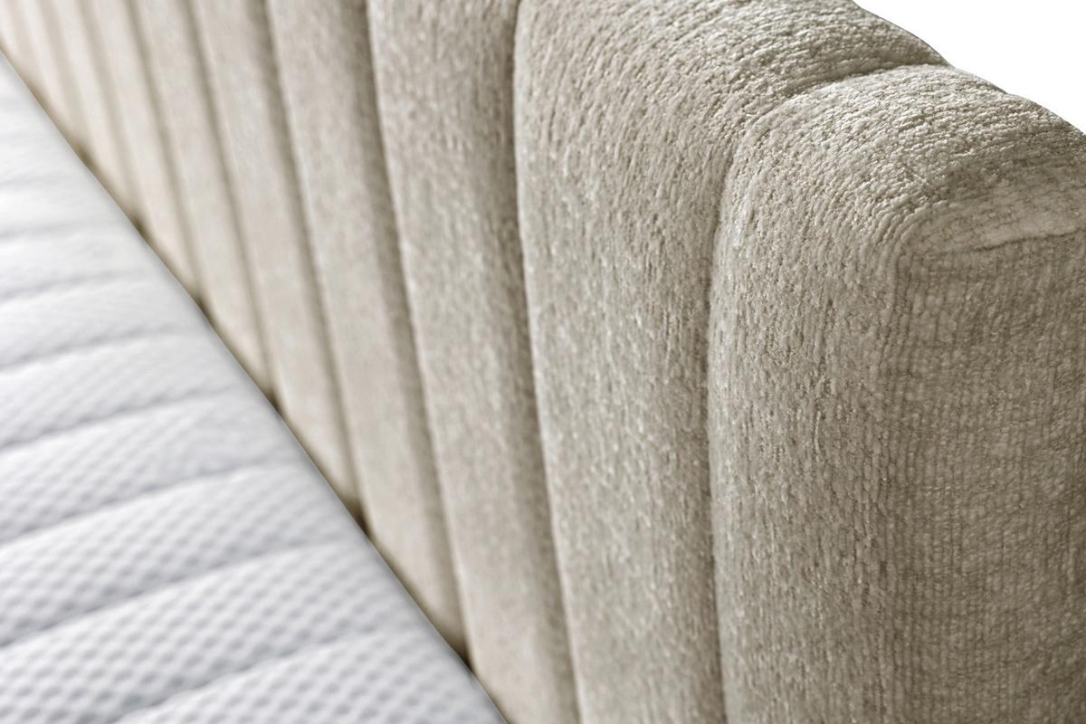 Schlafsofa Roma, Hellbraun B: 212 Cm - Hellbraun/Creme, Design, Holz/Holzwerkstoff (212/83/99cm) - MID.YOU