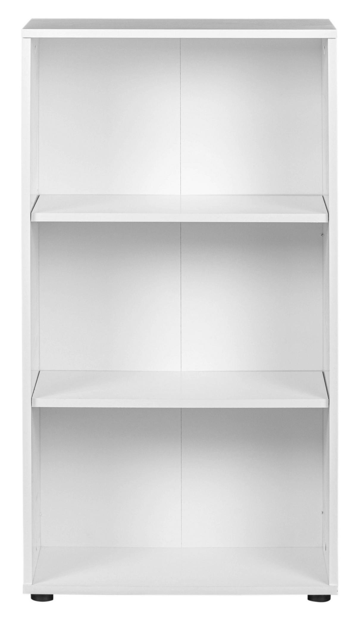 Regal Arco B 60cm, Weiß - Weiß, Basics, Holzwerkstoff (60/110/30cm) - MID.YOU
