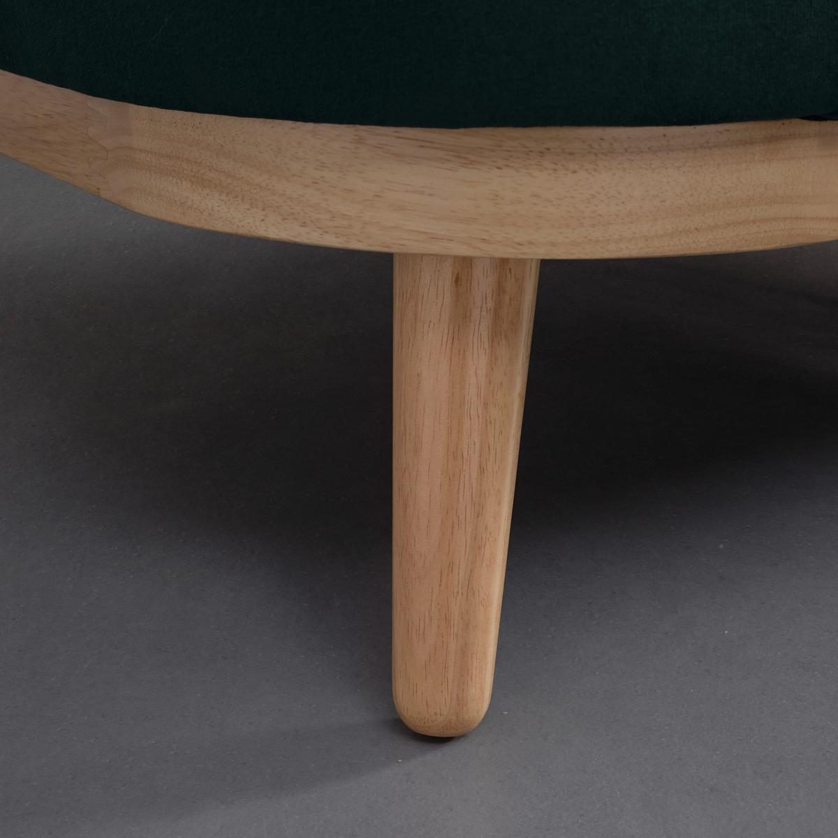SEdací souprava ADRIANA zelená - zelená/přírodní barvy, Moderní, dřevo/textil (268/77/161cm) - Bessagi Home
