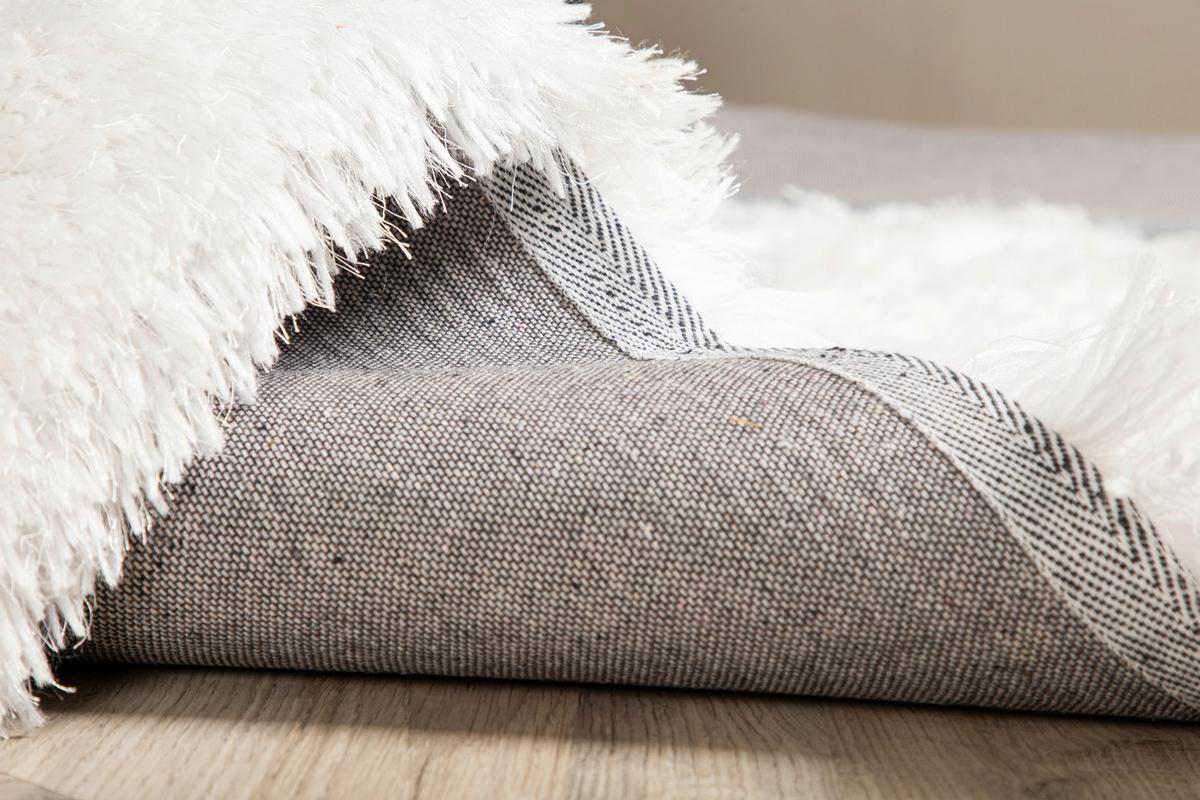 Hochflorteppich Weiß Grace 400x300 cm - Weiß, LIFESTYLE, Textil (400/300cm) - P & B