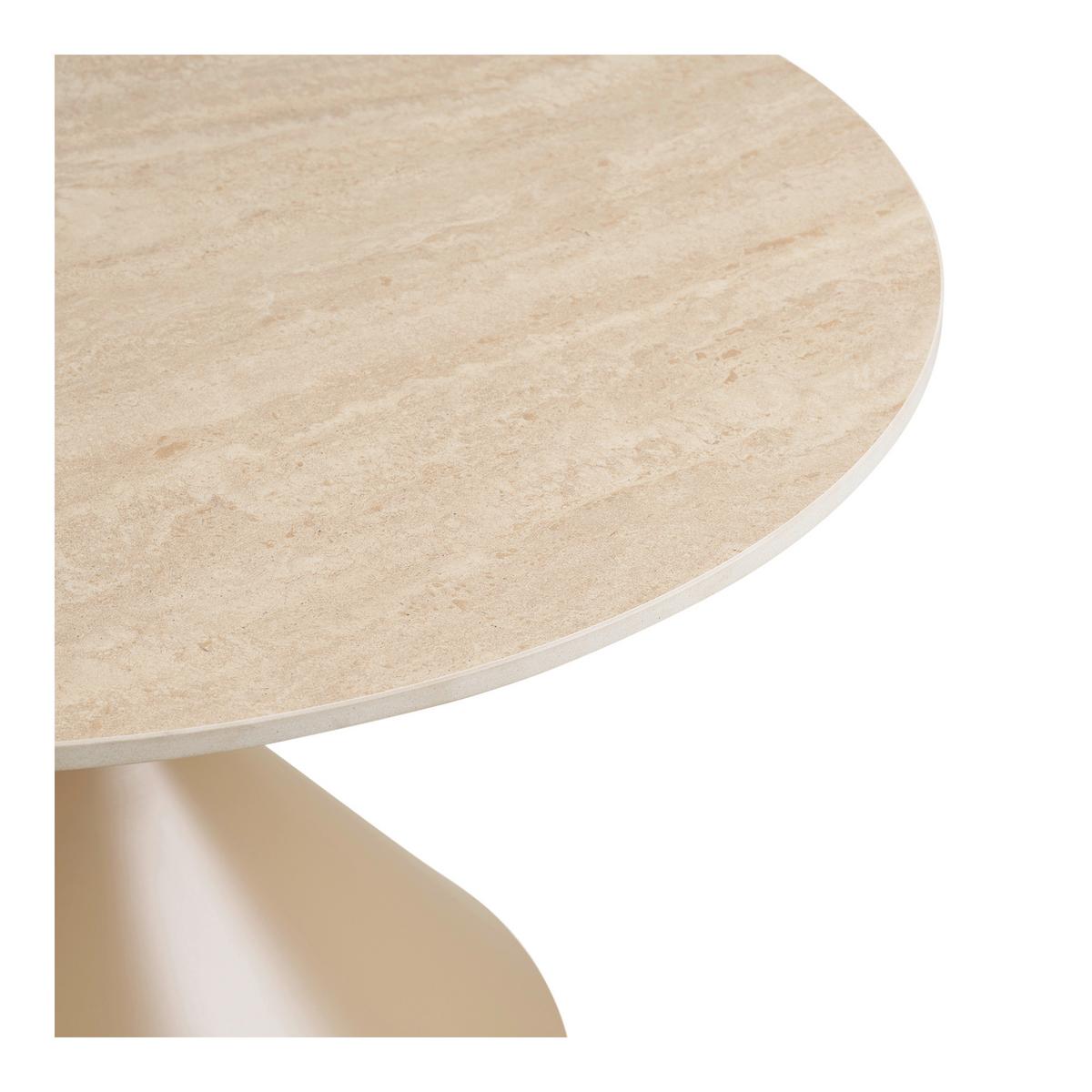Couchtisch Annecy Sandfarben B: 70cm - Sandfarben, Design, Stein/Metall (70/70/41cm) - MID.YOU