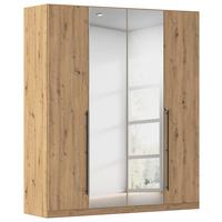 Kleiderschrank Safari B: 181 cm - Eiche Artisan, KONVENTIONELL, Holzwerkstoff (181/229/54cm)