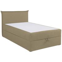 Boxspringbett Jolly 2 120x200 Beige - Beige/Schwarz, MODERN, Holzwerkstoff/Textil (120/200cm)