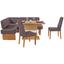 Stuhl Silba - Eichefarben/Braun, KONVENTIONELL, Holz/Textil (47/99/58cm) Stuhl Silba - Eichefarben/Braun, KONVENTIONELL, Holz/Textil (47/99/58cm)