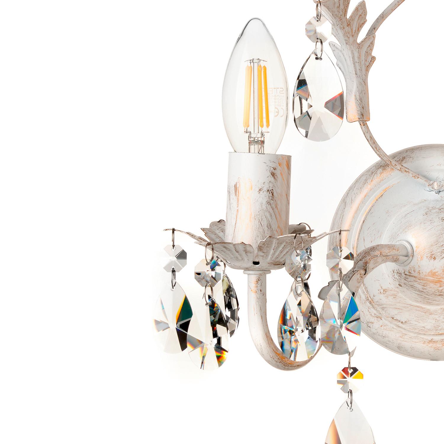 Wandleuchte 4670/Ap2a - KONVENTIONELL, Glas/Metall (30/20cm)