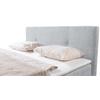 Boxbett mit Bettkasten Haga Hellgrau 180x200 cm - Hellgrau/Schwarz, MODERN, Holz/Kunststoff (180/200cm) - MID.YOU