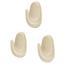 Haken 3 Stück - Beige/Weiß, KONVENTIONELL, Kunststoff (4.2cm) - Fackelmann Haken 3 Stück - Beige/Weiß, KONVENTIONELL, Kunststoff (4.2cm) - Fackelmann