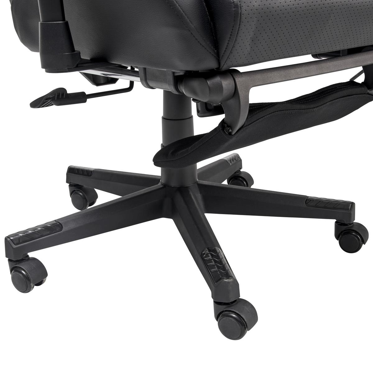 Gamingstuhl Sorrent - Schwarz, LIFESTYLE, Holz/Kunststoff (70/122-130/61.5cm) - MID.YOU