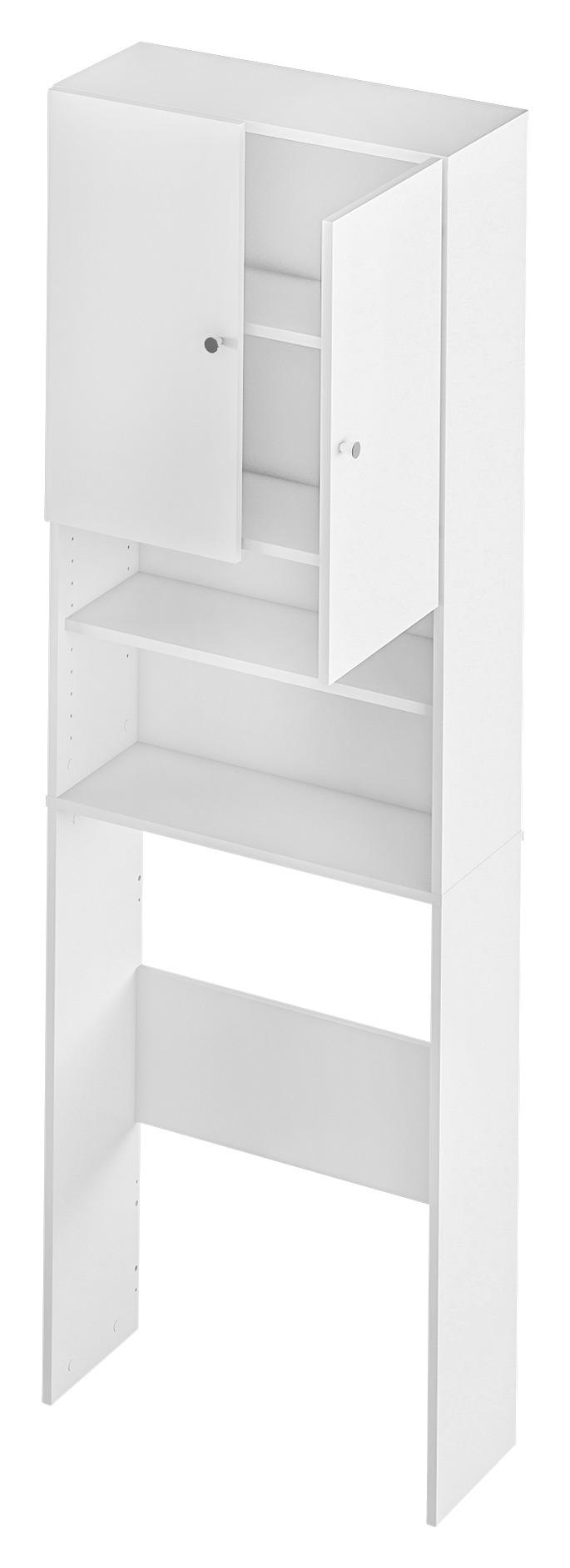 regál nad pračku bílá - Basics (64/190/26cm) - Based