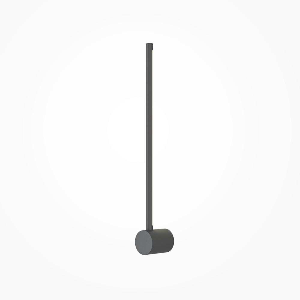 Wandleuchte Light Stick - Schwarz, MODERN, Metall (9/7/60cm) - MAYTONI