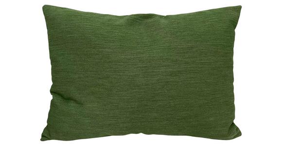 Zierkissen Carmina II 50x70 cm Polyester Dunkegrün mit Zipp - Dunkelgrün, ROMANTIK / LANDHAUS, Textil (50/70cm) - James Wood