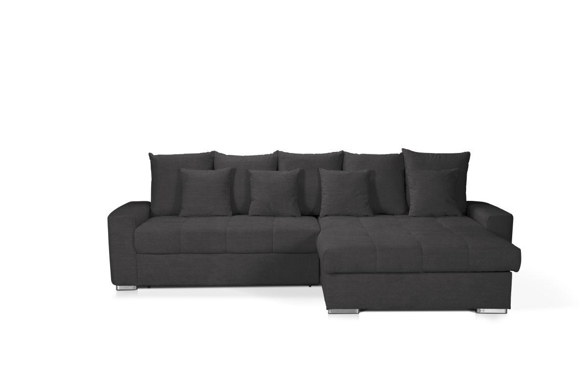 ROHOVÁ SEDAČKA SALVADOR - černá/barvy stříbra, Moderní, kov/dřevo (293/164cm) - MID.YOU