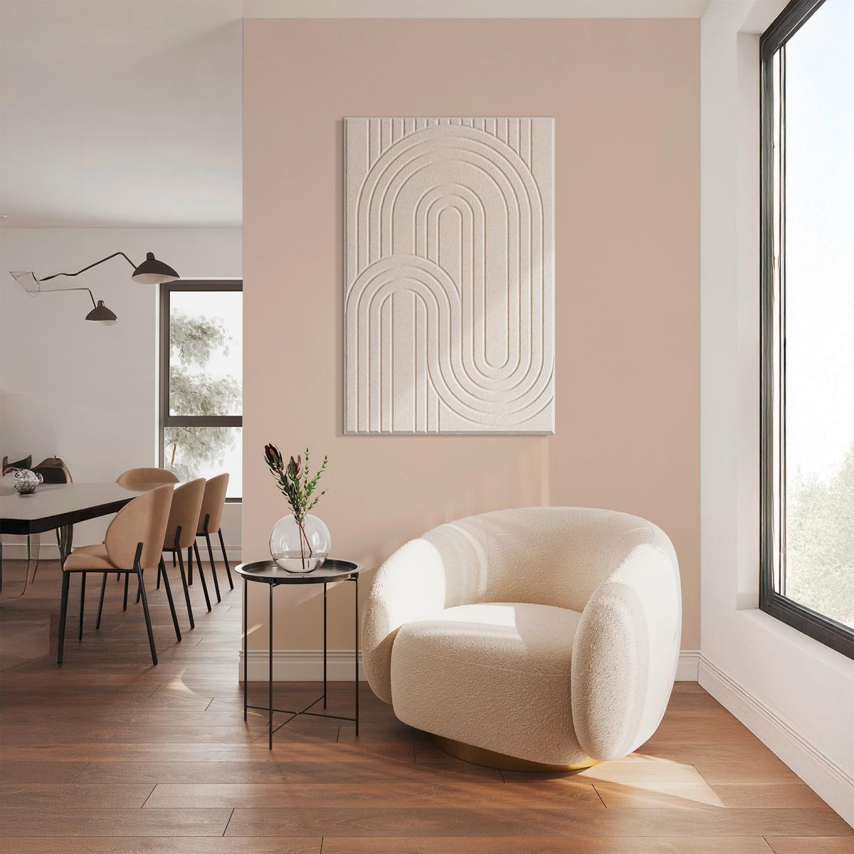 Akustický panel MILLA - béžová, textil (60/90cm) - Mömax
