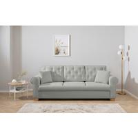 Schlafsofa Arles, Grau 90 B: 240 Cm - Buchefarben/Grau, Design, Textil (240/94/98cm) - MID.YOU