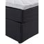 Boxbett Carolina 180x200 Grau - Schwarz/Grau, Basics, Holz/Textil (183/105/209cm) - Carryhome Boxbett Carolina 180x200 Grau - Schwarz/Grau, Basics, Holz/Textil (183/105/209cm) - Carryhome