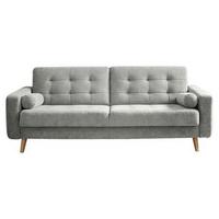 Rozkladacia pohovka FJORD svetlo hnedá - bahenná hnedá/farba duba, Modern, drevo/kompozitné drevo (222/86/90cm) - MID.YOU