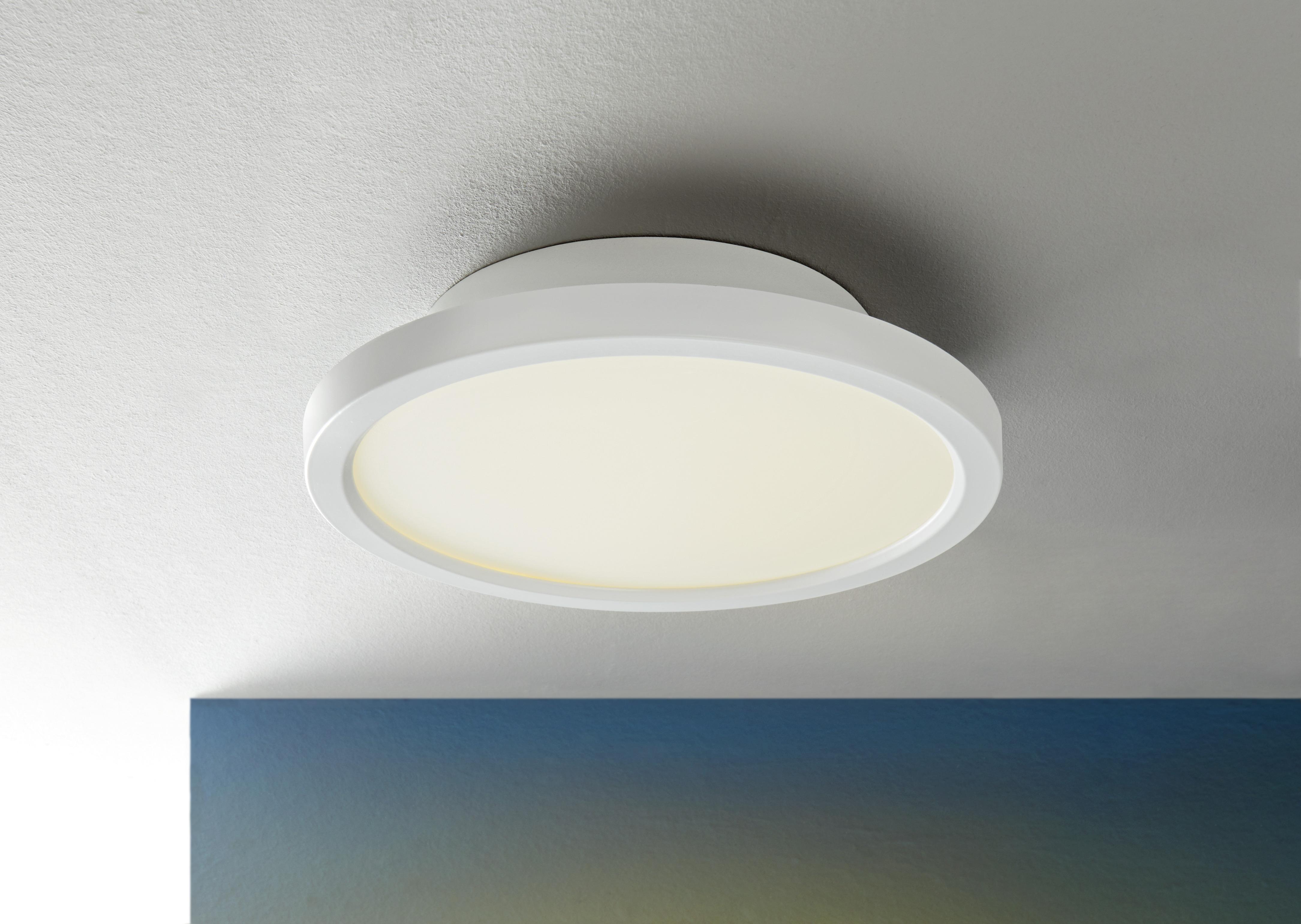 LED-Deckenleuchte L16350-16 Flat - Weiß, Design, Metall (30/30/5,2cm) - Novel