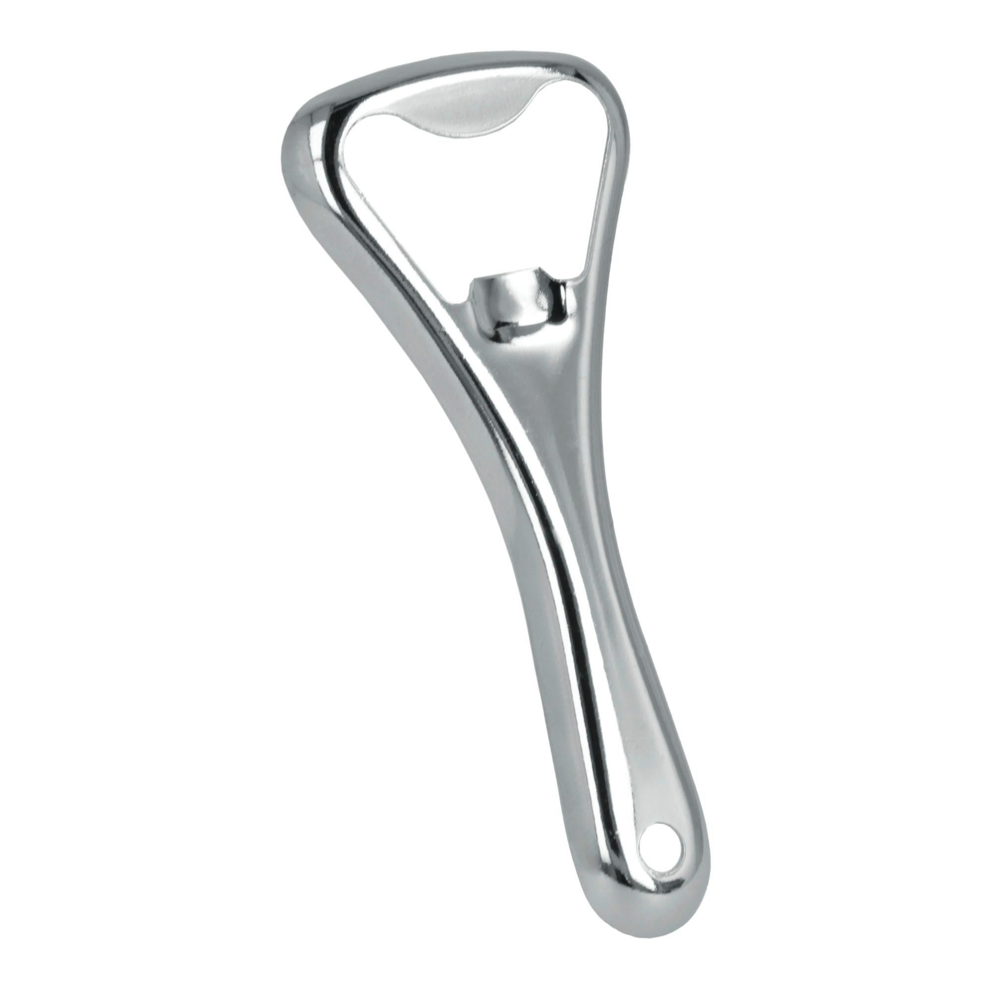 Flaschenöffner Meinhard Chrom Bxhxt: 9,5x16x0,9 Cm - Chromfarben, Basics, Metall (9,5/16/0,9cm) - Metaltex