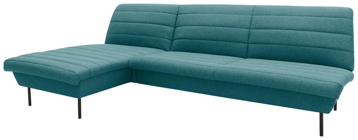 Ecksofa Looks Ix Anthrazit - Petrol/Schwarz, Design, Textil (168/274cm) - LOOKS by W.Joop
