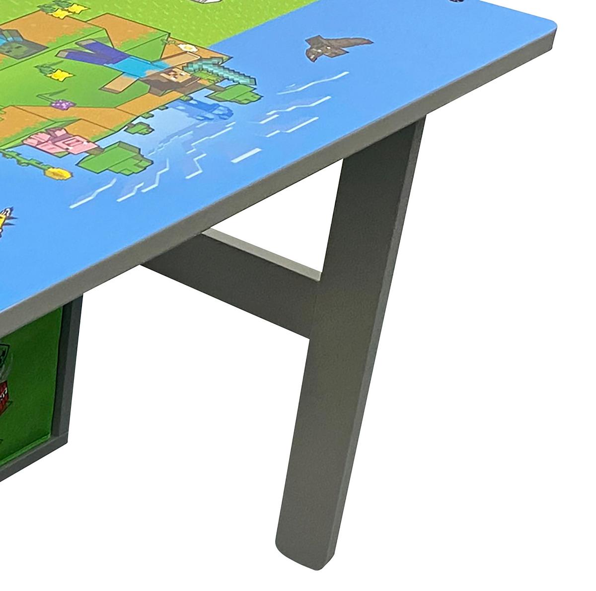 Kindersitzbank Minecraft - Multicolor, MODERN, Holzwerkstoff/Textil (65,4/60/35cm) - Minecraft