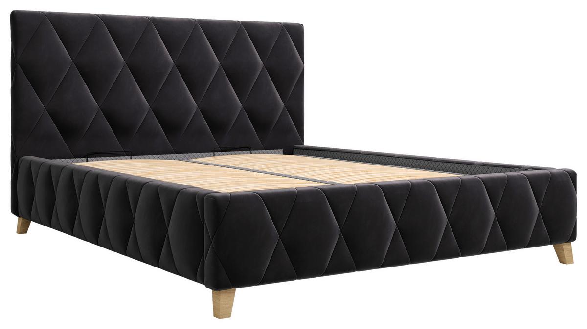 Polsterbett Trivio 180x200 Cm Anthrazit - Anthrazit, MODERN, Holz/Holzwerkstoff (180/200cm) - MID.YOU