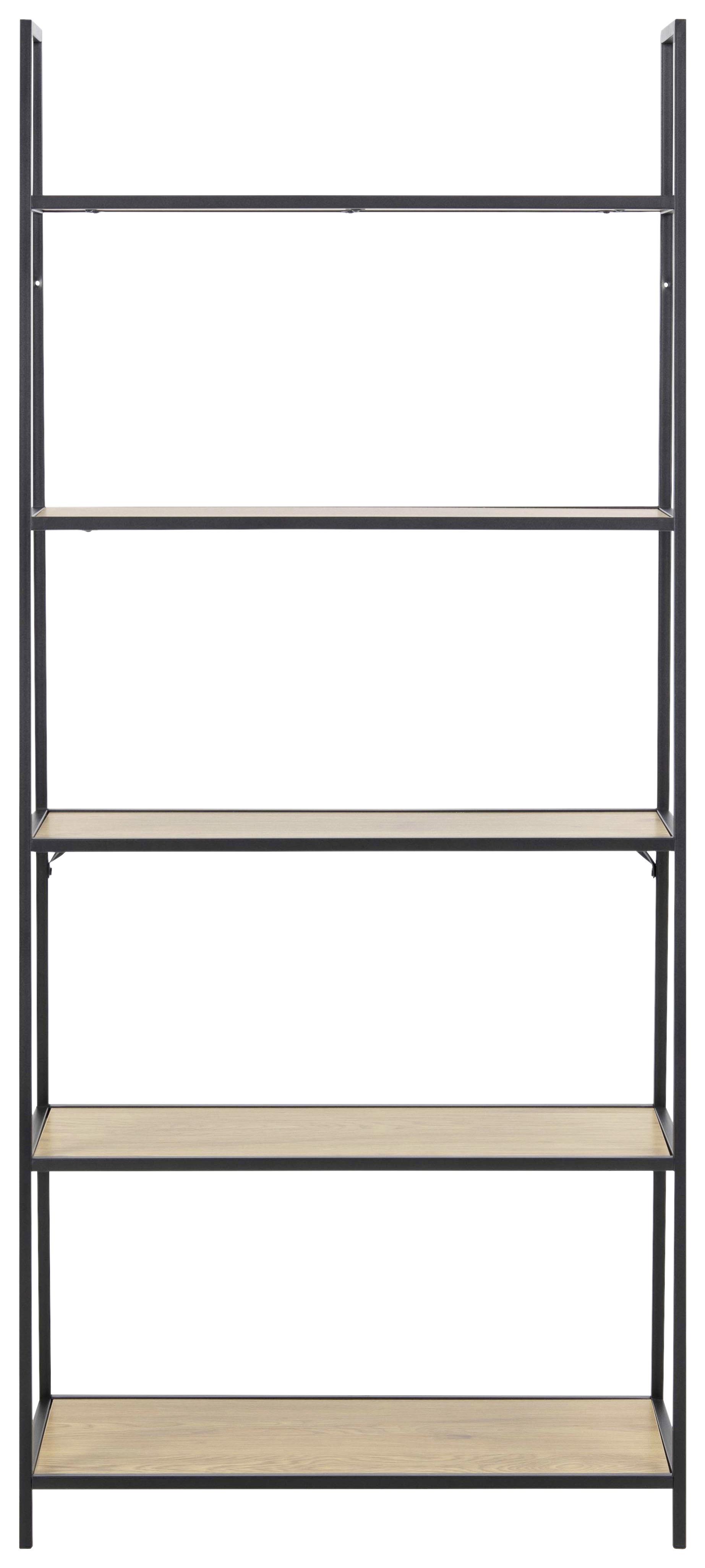 Wandboard Seaford Trend B: 77 cm Wildeiche Dekor - Eichefarben/Schwarz, Trend, Holz (77/174,5/36cm) - MID.YOU