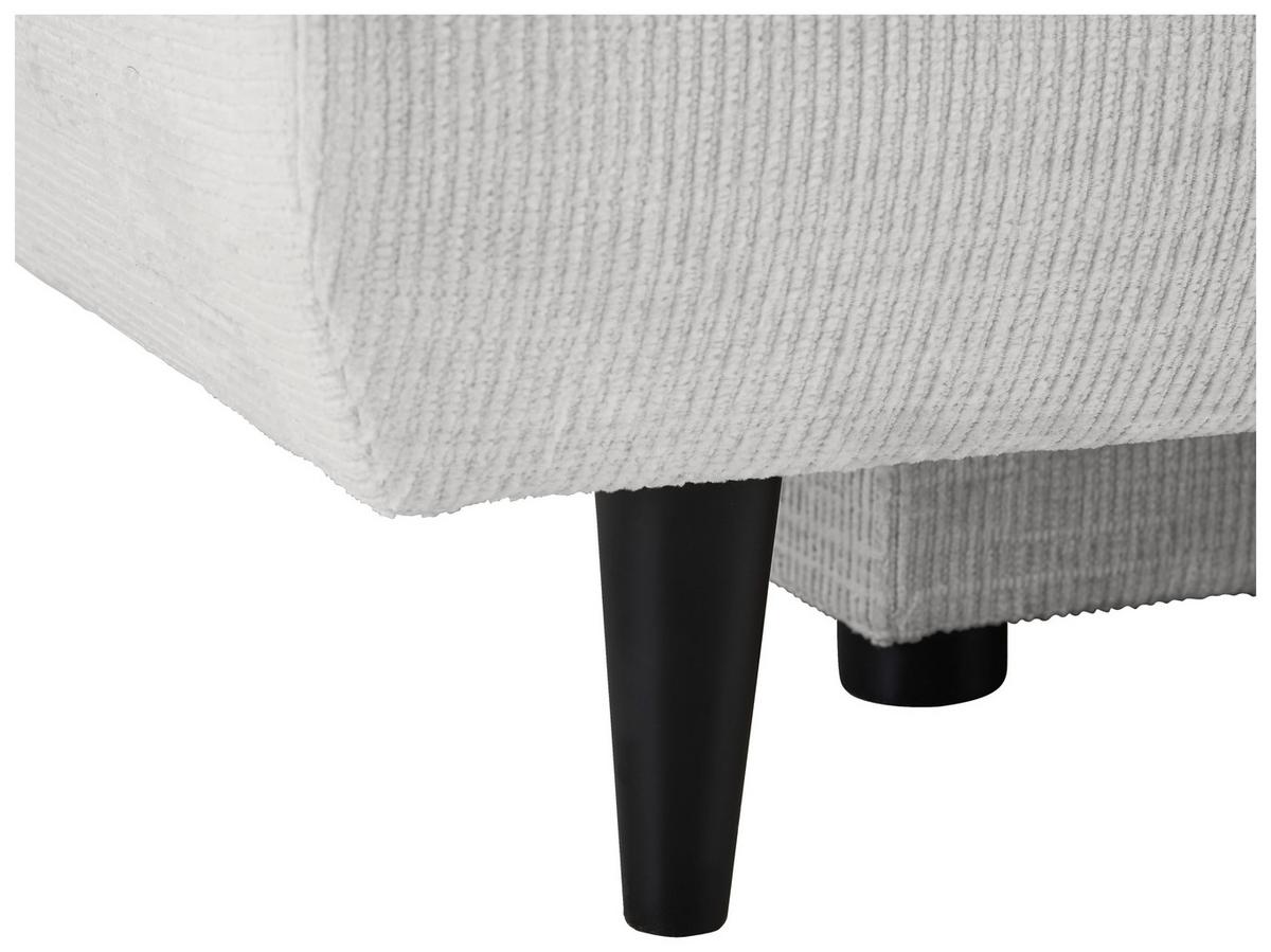 Schlafsofa Virgo - Schwarz/Weiß, KONVENTIONELL, Textil (212/97/105cm) - MID.YOU