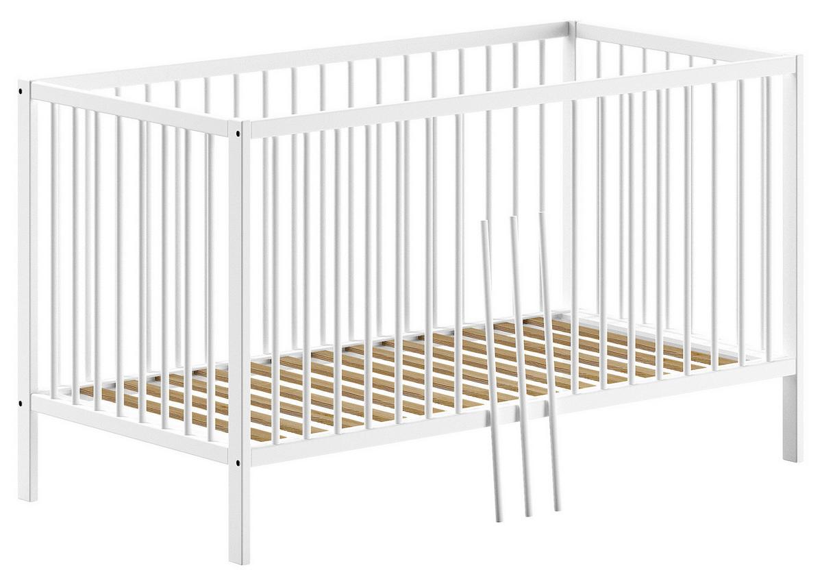 Kinder-/juniorbett Dino - Weiß, MODERN, Holz (70/140cm) - MID.YOU