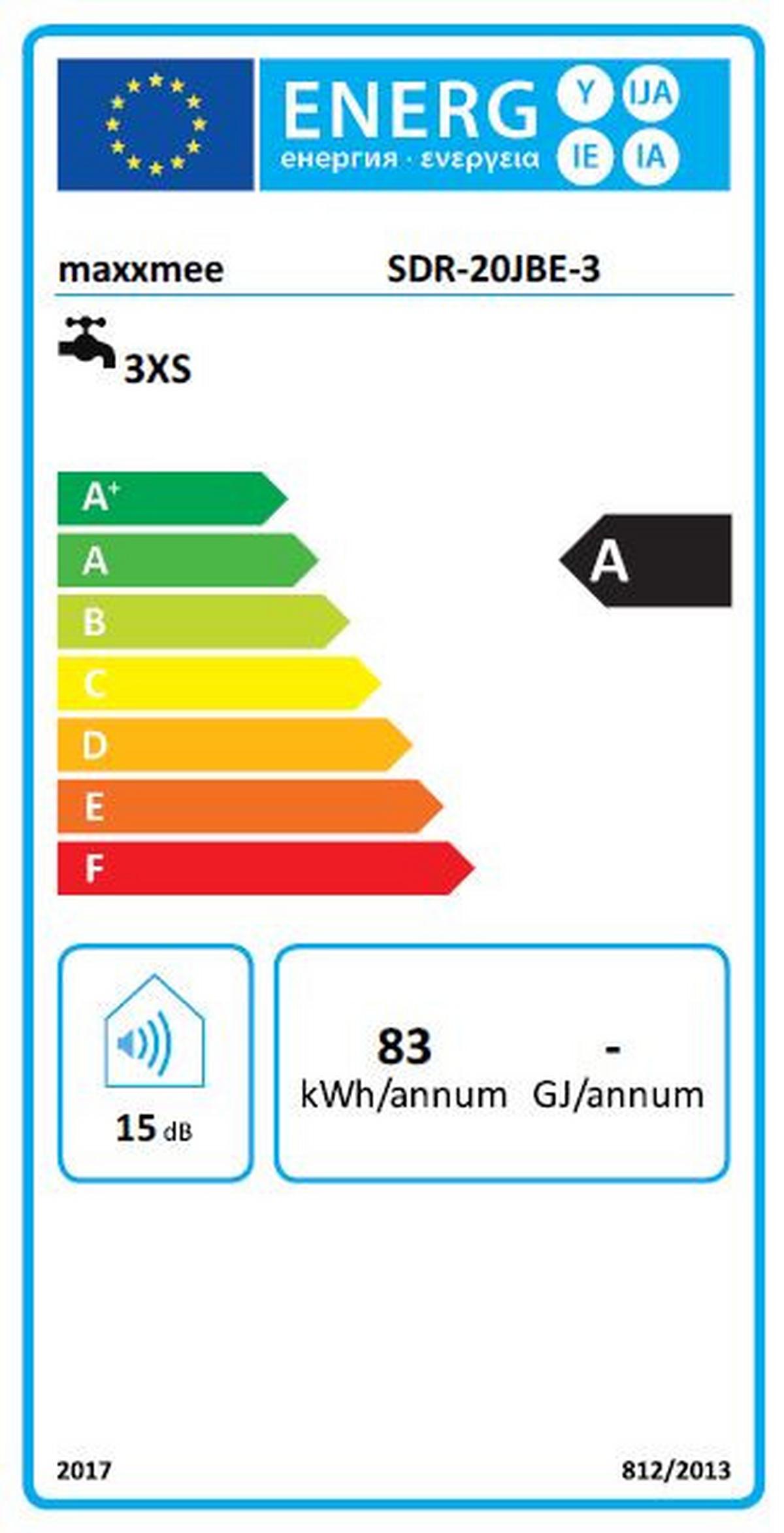 Durchlauferhitzer Maxxmee B: 10 cm Edelstahlfarben 3300W - Edelstahlfarben/Schwarz, Basics, Kunststoff/Metall (10/10/14cm)