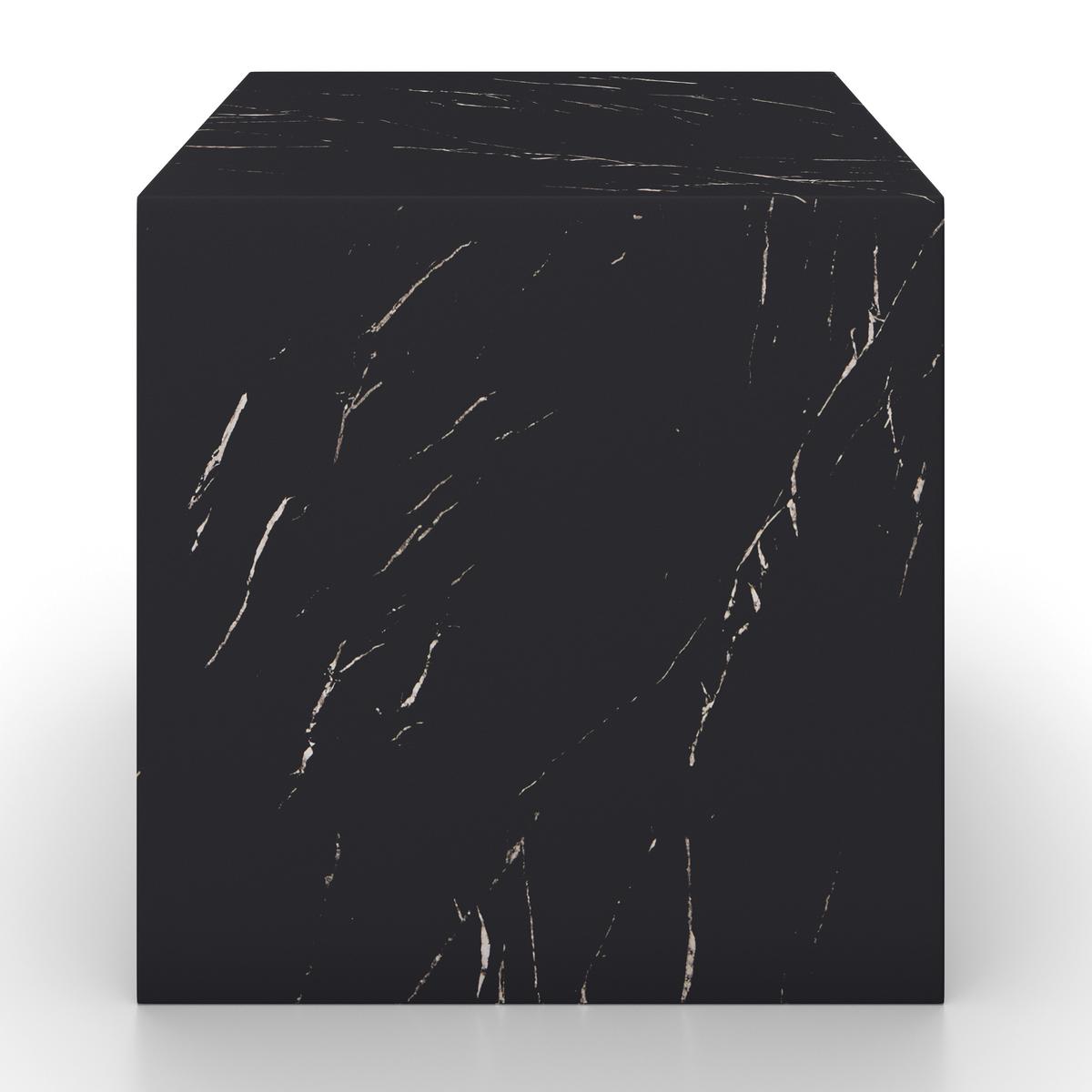 KONFERENČNÍ STOLEK EZRA - černá, Moderní, kompozitní dřevo (40/45,5/40cm) - Bessagi Home