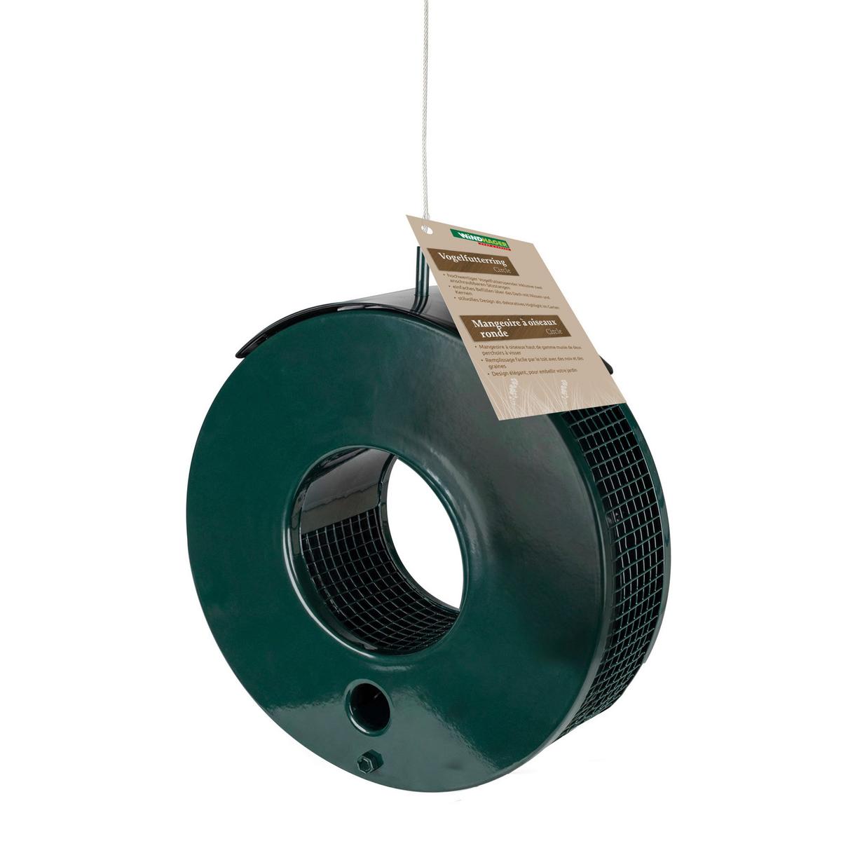 Vogelfutterring Circle BxHxT: 22x24x15,5 cm - Grün, Basics, Metall (22/24/15,5cm) - Windhager