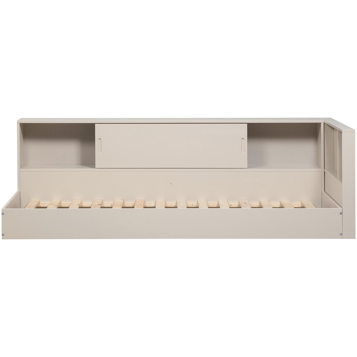 BODENBETT. Carter Grau 90x200cm - Grau, Basics, Holz (90/200cm) - MID.YOU