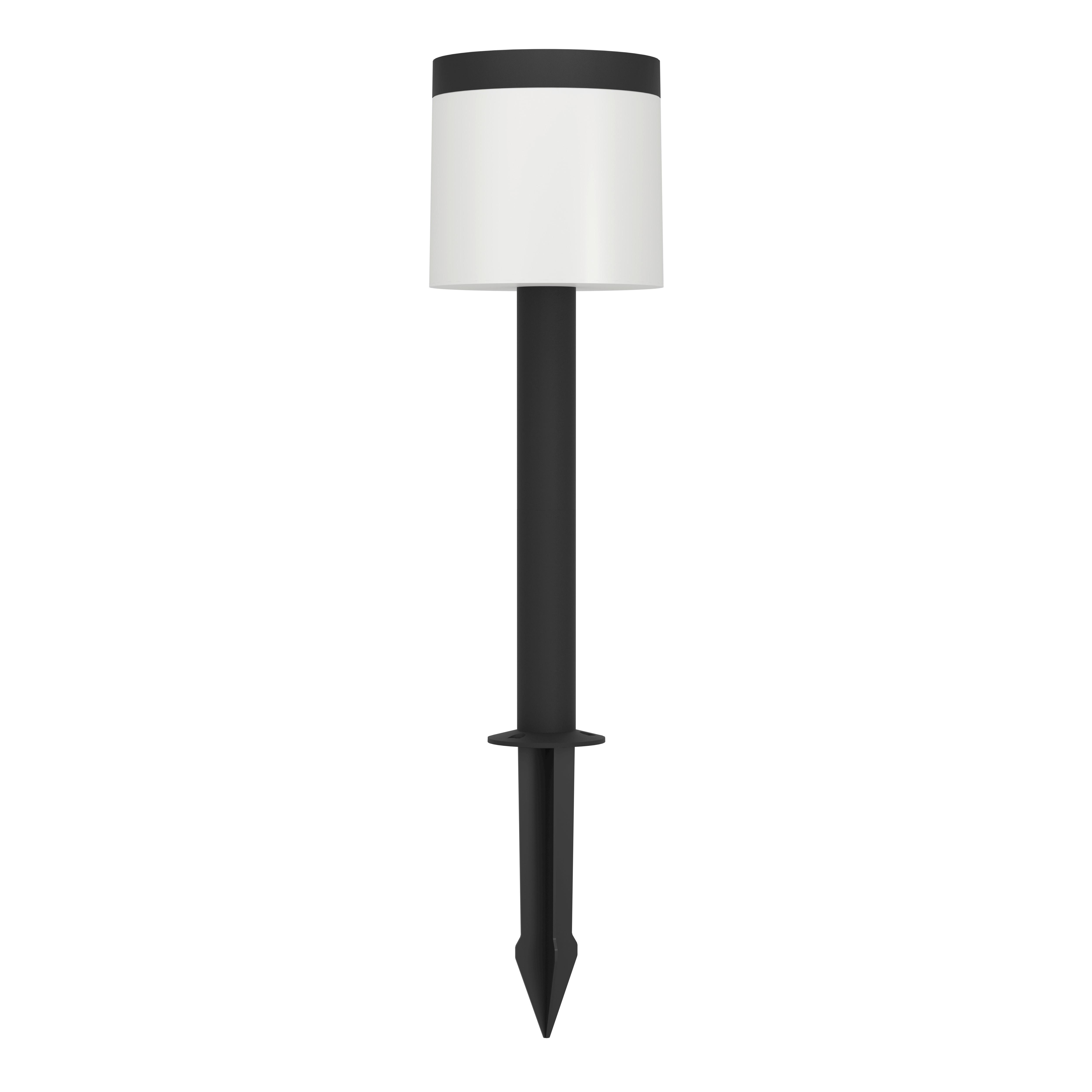 Solarleuchte 90177 Pantete - Schwarz/Weiß, Basics, Kunststoff (17,5/65cm) - Eglo