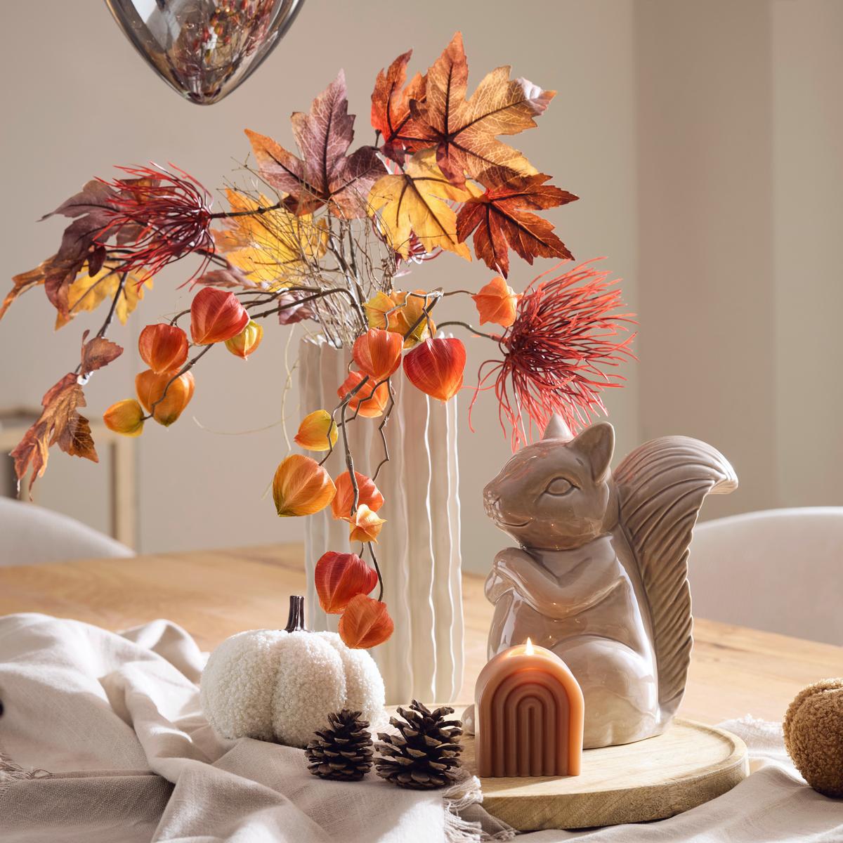 Váza FELINE - bílá, Konvenční, keramika (16/40,5cm) - Mömax