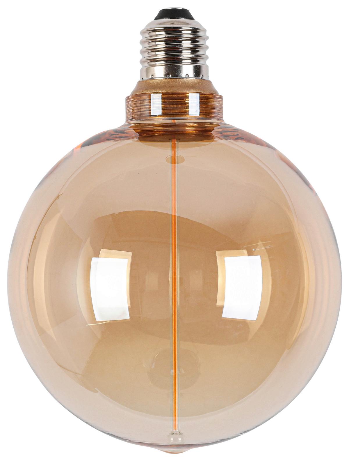LED ŽIAROVKA C82222MM - jantárová, Konventionell, kov/sklo (12,5/16,6cm) - Modern Living