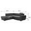 Ecksofa mit Schlaffunktion Cuba, Webstoff/Lederlook - Chromfarben/Braun, MODERN, Textil (230/265cm) - Luca Bessoni Ecksofa mit Schlaffunktion Cuba, Webstoff/Lederlook - Chromfarben/Braun, MODERN, Textil (230/265cm) - Luca Bessoni