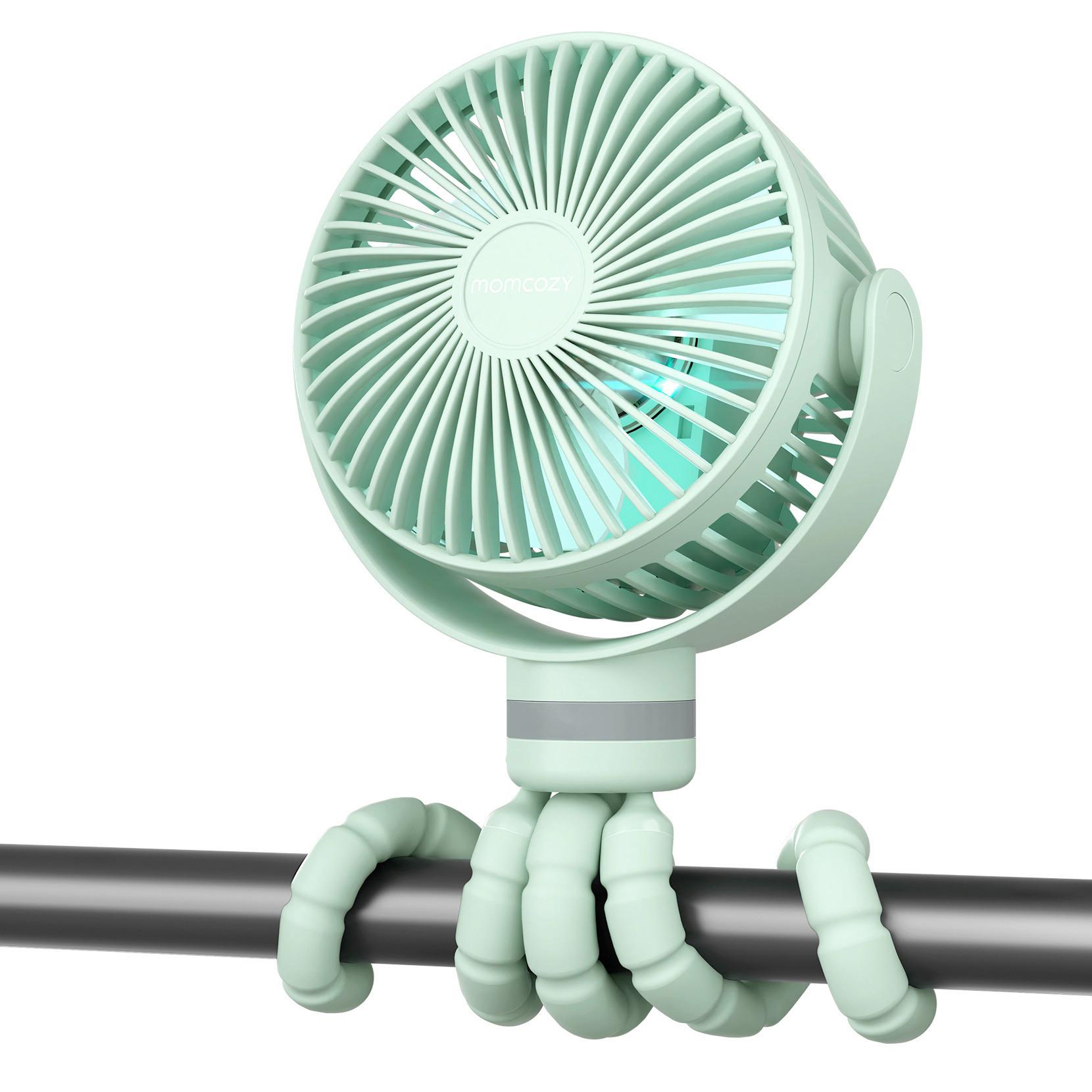 Ventilator, tragbar pastellgrün - Pastellgrün, Basics, Kunststoff (15,5/16/10cm) - Momcozy