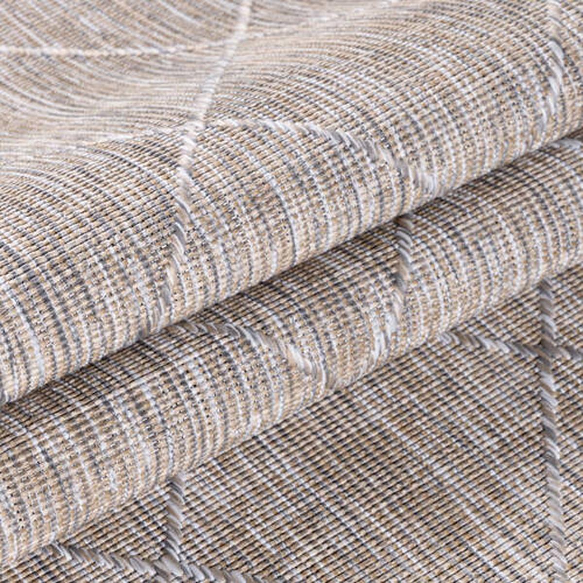 Outdoorteppich Zagora - Beige/Grau, Basics, Textil (120/170cm) - Novel
