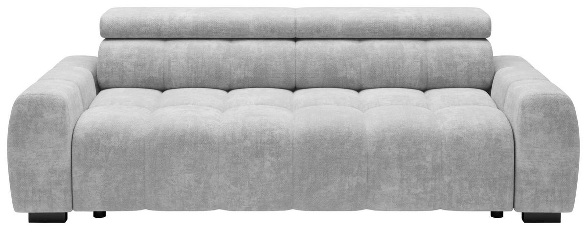 Bigsofa Bull Webstoff Greige, B: 248 Cm - Greige/Schwarz, Trend, Textil (248/77-97/108cm) - Luca Bessoni