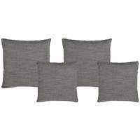 Zierkissenset Vouge Grau, 4 Stück, B: 42 Cm - Grau, KONVENTIONELL, Textil (42/53/42/53cm) - Livetastic