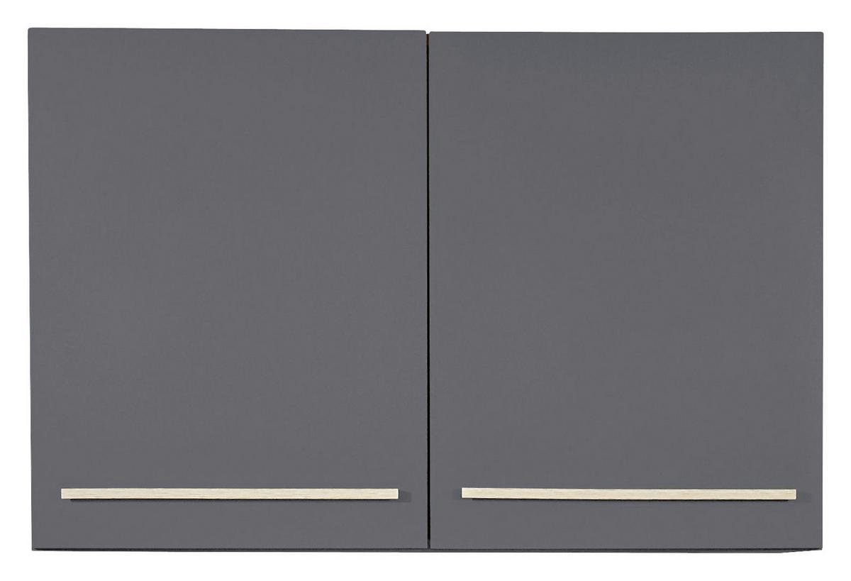 Kuchyňská horní skříňka BILBERRY antracitová - Sonoma dub/antracitová, Design, kompozitní dřevo (100/65/33cm) - Carryhome