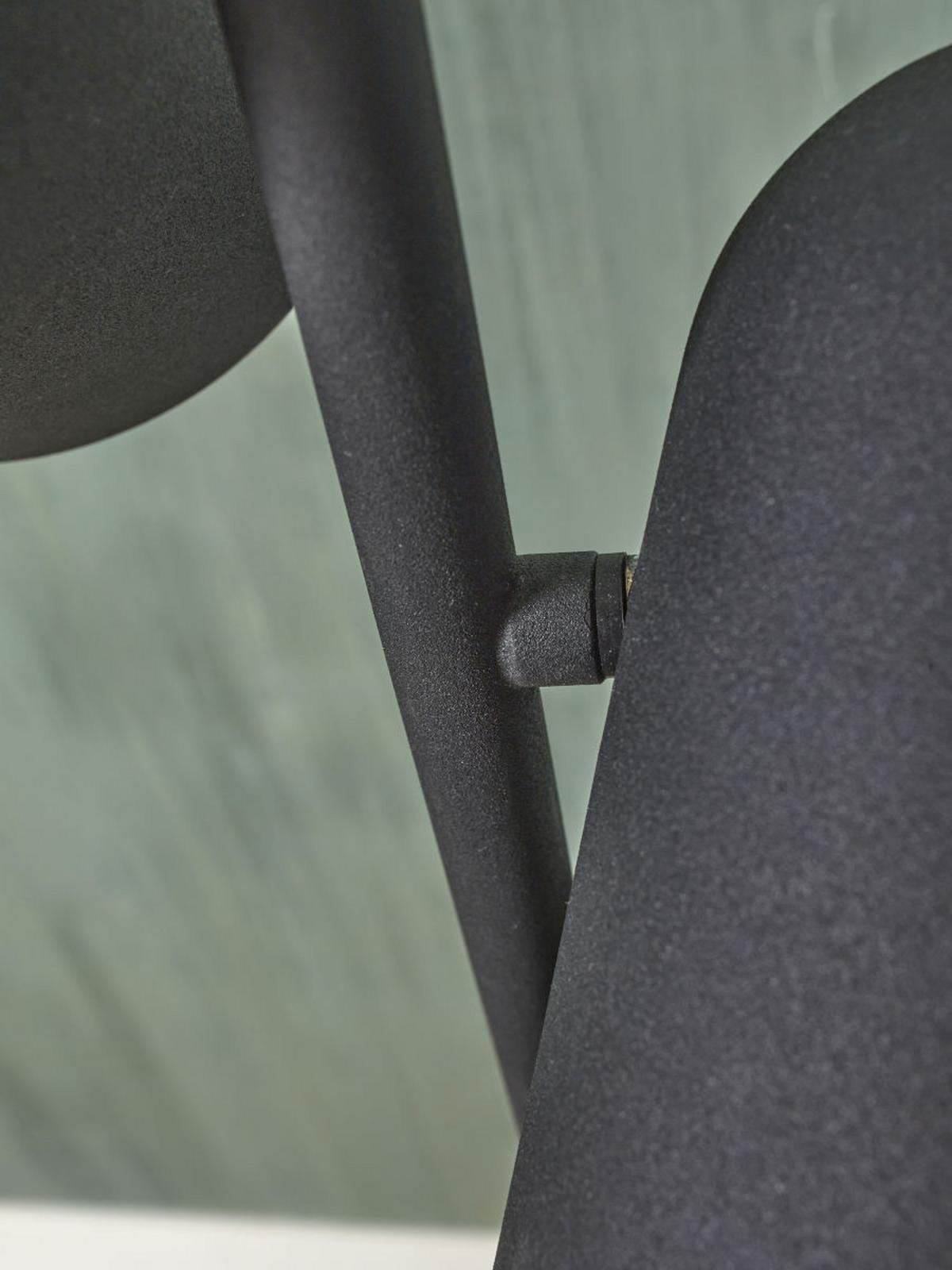 Stehlampe Salamanca Schwarz mit Schalter - Schwarz, Basics, Metall (28/145cm) - It's about Romi
