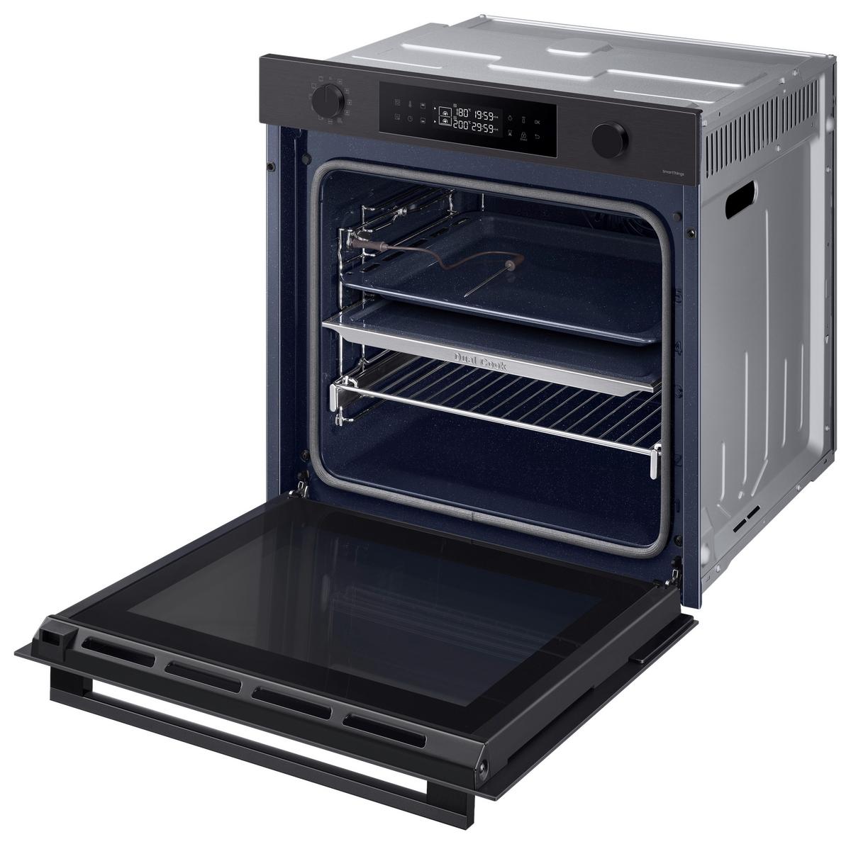 Backofen Nv7b4455uab/U3 - Schwarz, Design, Glas/Metall (59,5/59,5/57,1cm) - Samsung