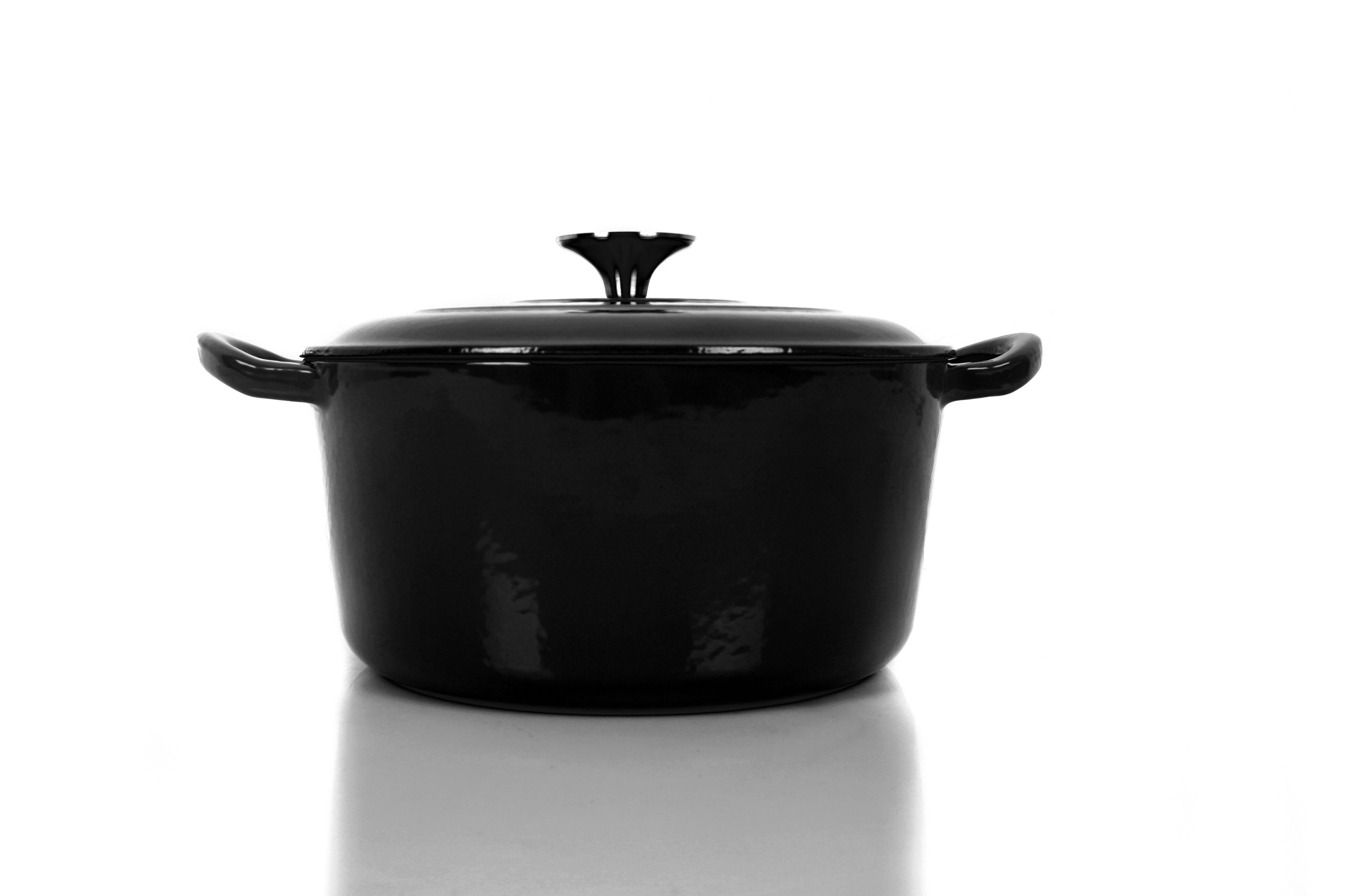 Schmortopf Ew-Ge-1366s - Schwarz, Basics, Metall (22,5 cmcm) - Echtwerk