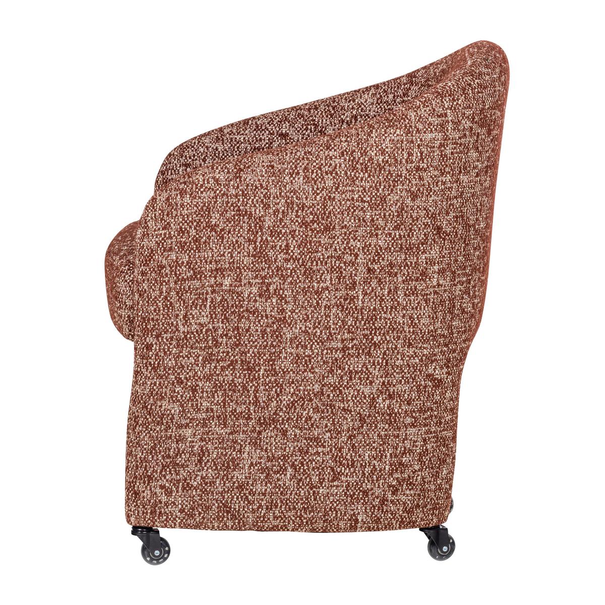 ARMLEHNSTUHL Cordo Braun/Rostfarben B: 64cm - Rostfarben/Braun, MODERN, Kunststoff/Textil (64/83/64cm) - Livetastic