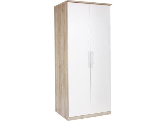 Skříň Šatní Wien - bílá/barvy dubu, Konvenční, kompozitní dřevo (91/212/56cm) Skříň Šatní Wien - bílá/barvy dubu, Konvenční, kompozitní dřevo (91/212/56cm)